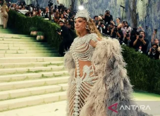 Penampilan Beyonce usai Absen Hadiri Met Gala selama Satu Dekade