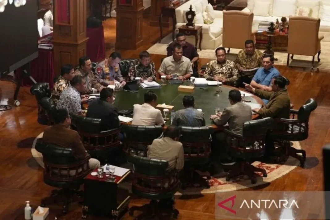 Prabowo pimpin ratas di Hambalang bahas pendidikan hingga pertahanan