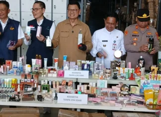BPOM RI Temukan Dua Juta Pieces Kosmetik Ilegal asal China
