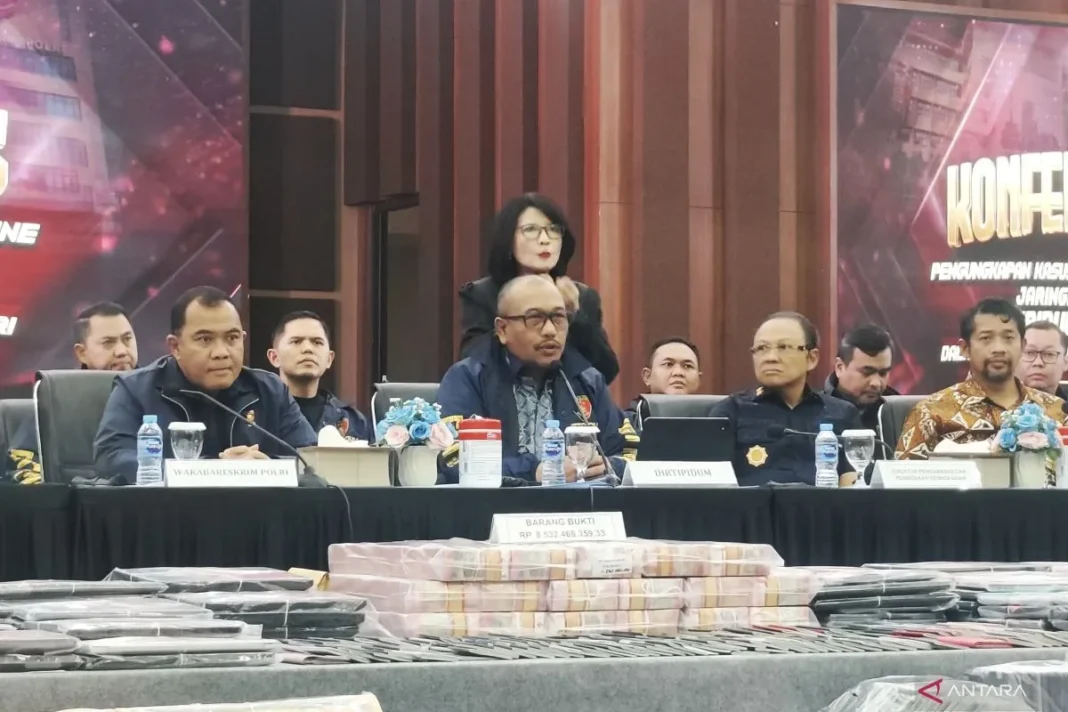 Bareskrim tetapkan 4 WNI tersangka operasional judol Hayam Wuruk