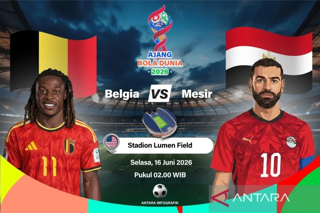 Belgia terhindar dari kekalahan setelah imbang 1-1 lawan Mesir