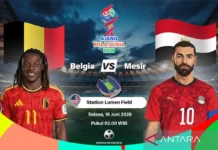Belgia Terhindar dari Kekalahan setelah Imbang 1-1 Lawan Mesir