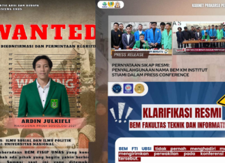 Dekan FISIP Unas Buru Oknum Pencatut Nama dan Atribut Kampus yang Ikutan BEM Bersatu