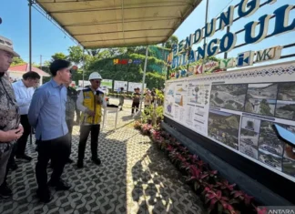 Gibran Tinjau Progres Pembangunan Bendungan Bulango Ulu di Gorontalo