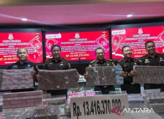 Kejati Bengkulu Terima Pengembalian Kerugian Negara Rp13,41 Miliar