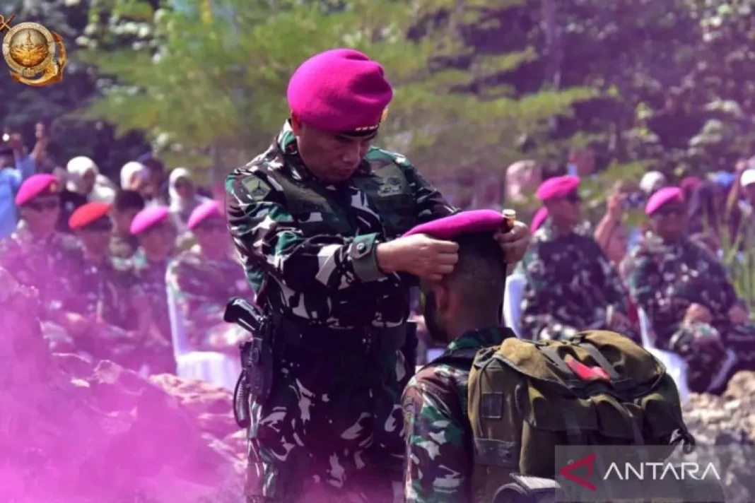 Korps Marinir TNI AL terima 947 prajurit baru