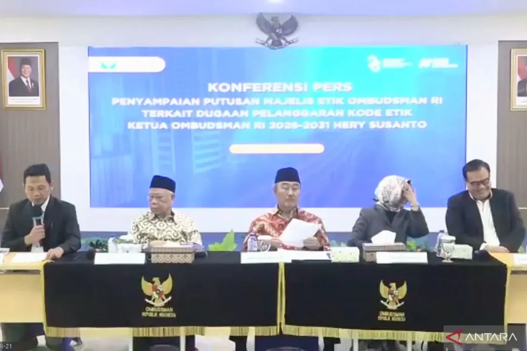 Majelis Etik ORI PUTUSKAN Hery Susanto lakukan pelanggaran berat kode etik