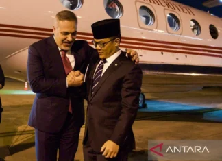 Menlu RI Sambut Kedatangan Menlu Turkiye di Jakarta