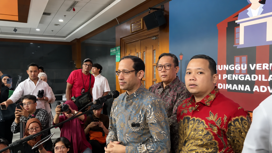Nadiem Makarim Tegar Hadapi Palu Vonis Hakim Saya Merasa Bersyukur Tak Sendirian
