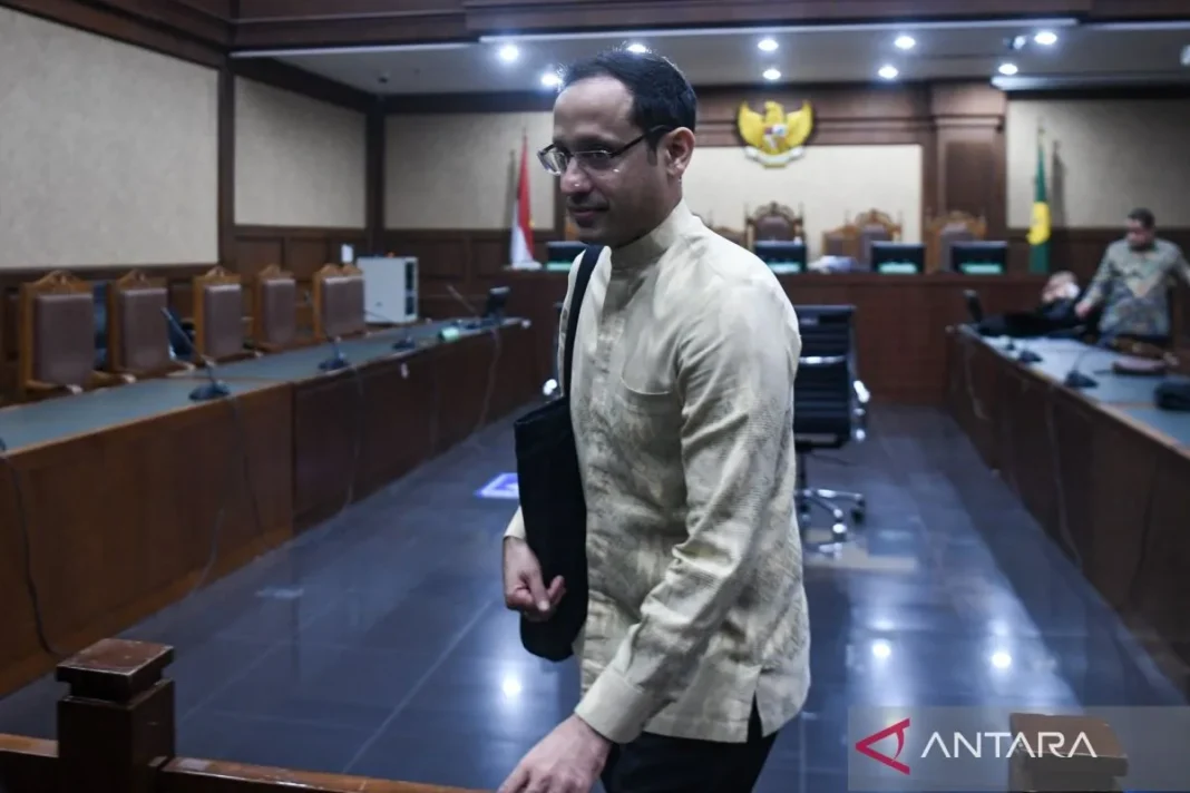 Nadiem Makarim bacakan pembelaan terakhir sebelum sidang putusan