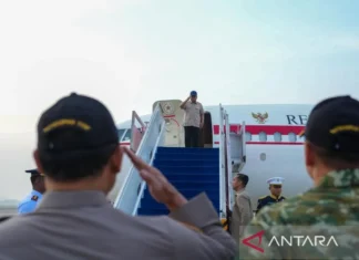 Prabowo Bertolak ke Gorontalo Hadiri Pekan Nasional Petani dan Nelayan