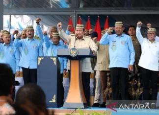 Prabowo: Produksi Beras dan Jagung RI Tertinggi Sepanjang Sejarah
