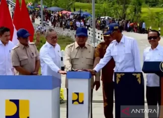 Presiden Prabowo Resmikan Jalan Daerah sepanjang 1.151 Km di Seluruh Indonesia