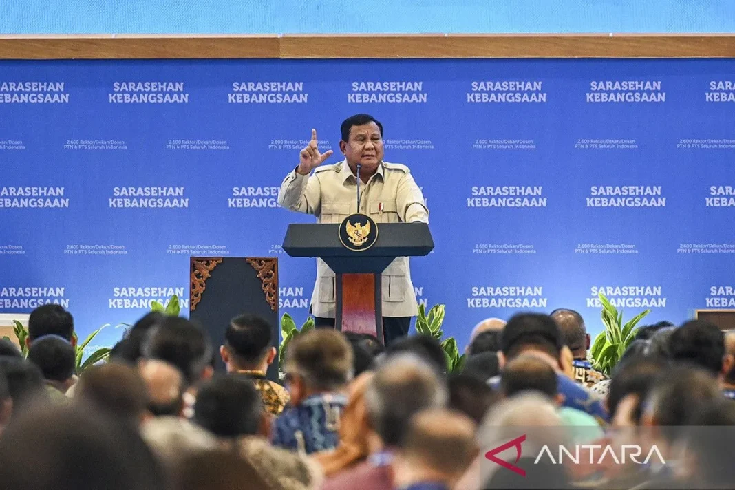 Prabowo yakin rahasia negara bisa maju ada pada akademisi dan ilmuwan