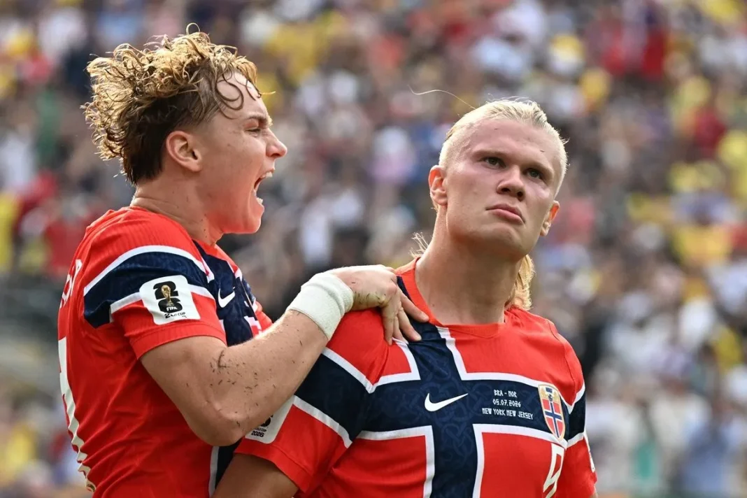 Haaland bantu Norwegia jungkalkan Brasil menuju perempat final