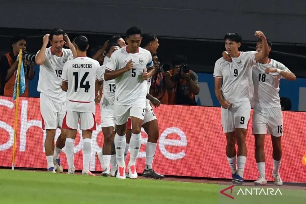 Indonesia cukur Kamboja 5-1, Mitchell tiga gol
