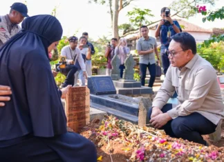 KSP Takziah ke Rumah Keluarga Mendiang Peserta SPPI di Sumedang