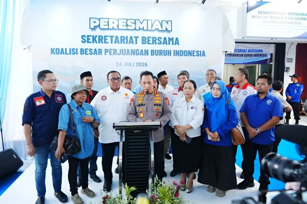 Kapolri tegaskan Polri terus perjuangkan hak-hak buruh