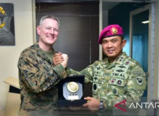Korps Marinir TNI AL Pererat Hubungan dengan Marinir AS