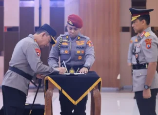 Polri Gelar Upacara Kenaikan Pangkat, Empat Perwira dapat Bintang Tiga