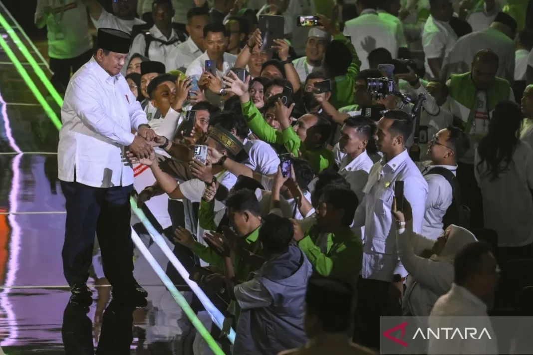 Prabowo mengaku kembali berenergi saat hadiri Harlah PKB