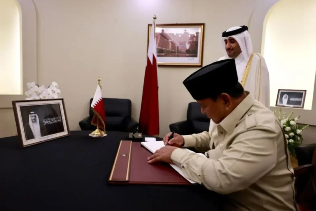 Prabowo sampaikan belasungkawa atas wafatnya ayah Emir Qatar