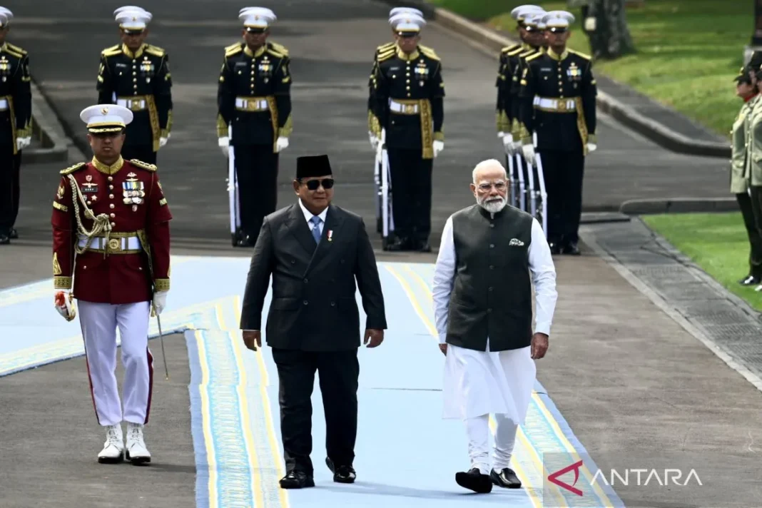 Prabowo sebut sinergi demokrasi RI dan India bawa kebaikan kawasan