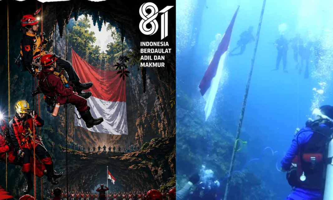 6 Upacara Bendera 17 Agustus 2026 Paling Unik di Indonesia, dari Dalam Goa hingga Laut