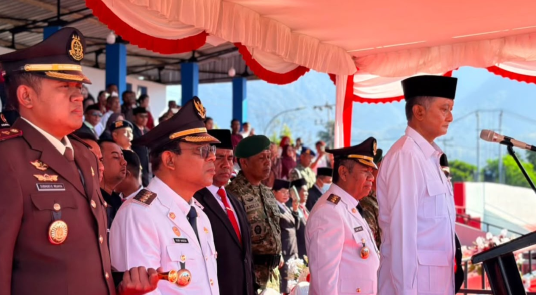 Detik-Detik Gempa M5,8 Guncang Ende NTT saat Upacara HUT RI Dihadiri Menteri PU, Prosesi Sempat Terhenti
