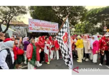 Gaungkan Tempe Goes to UNESCO, Kowani Gelar Fun Walk 10.000 Langkah