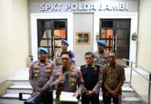 Polda Jambi Pecat Lima Personel terkait Tewasnya Anggota Polres Tanjung Jabung Timur