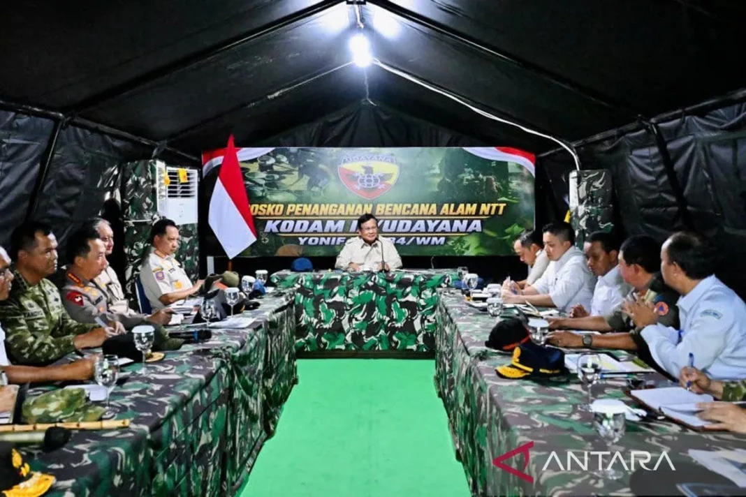 Prabowo terima usul BNPB soal gudang logistik BPBD antisipasi bencana