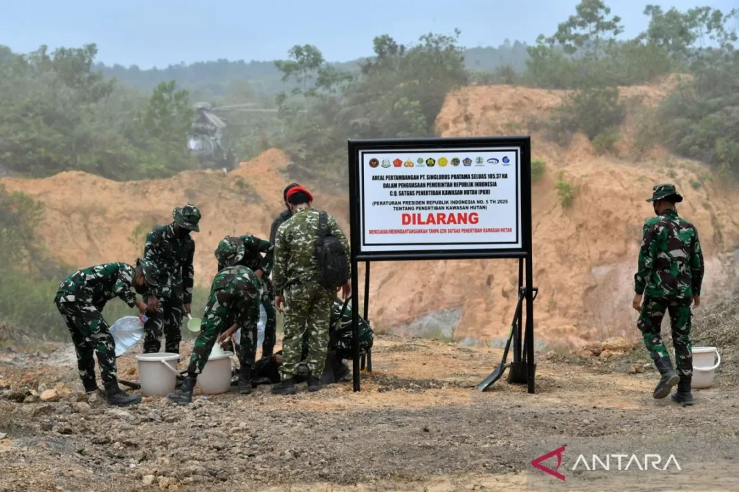 Satgas PKH kuasai 111,71 hektare tambang ilegal di kawasan IKN