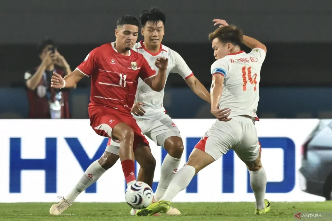 Timnas Indonesia dibungkam Vietnam 0-3