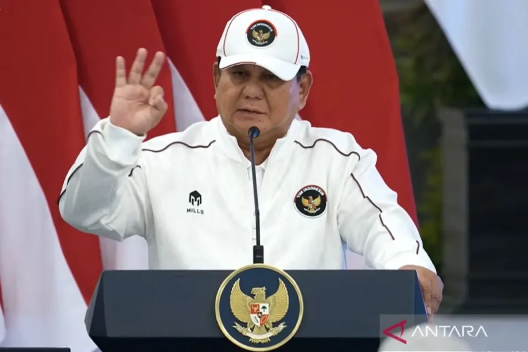 Prabowo minta 430 atlet Indonesia pantang menyerah di Asian Games