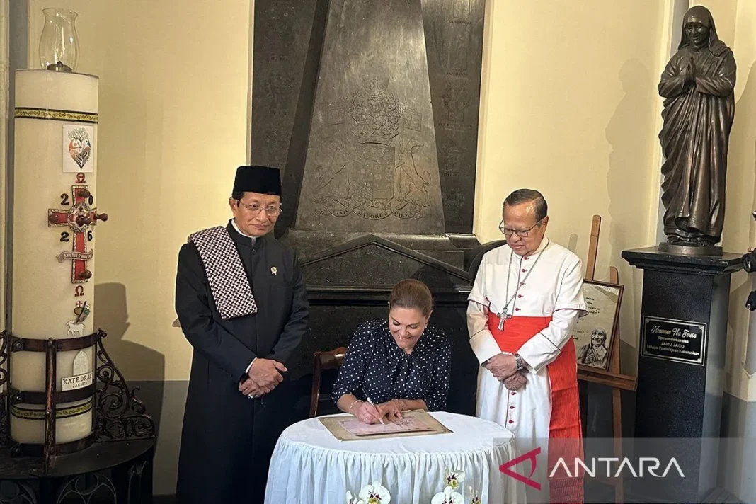 Putri Swedia kagum saksikan simbol toleransi Indonesia