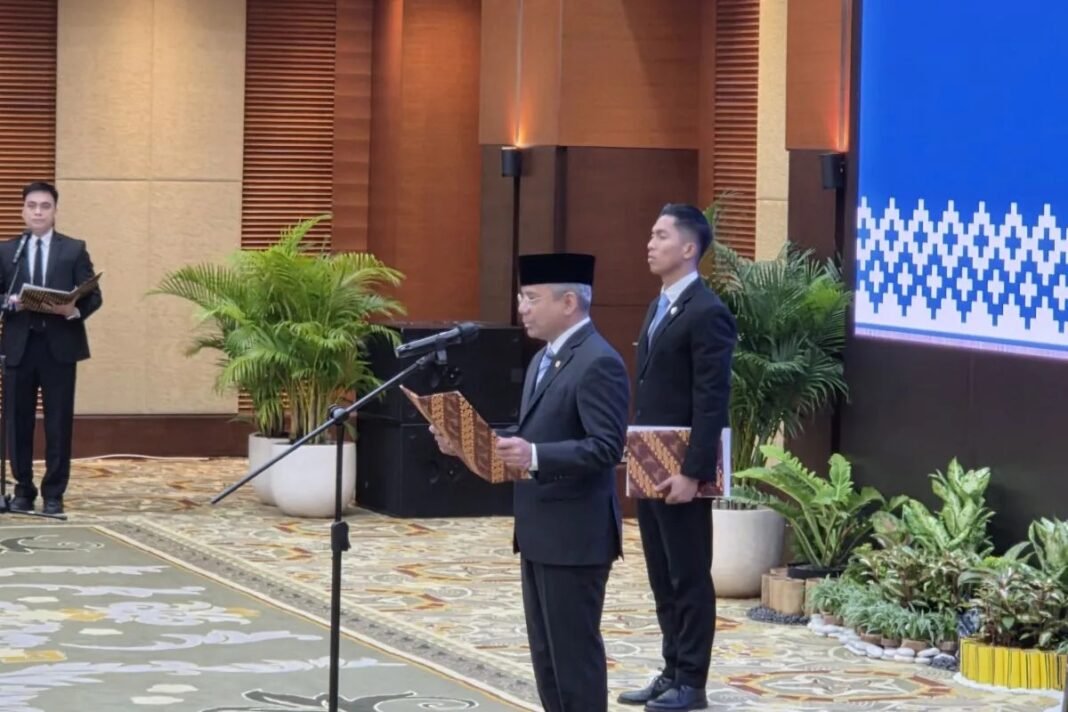 Menkeu Suahasil lantik 5 pejabat eselon I Kemenkeu - ANTARA