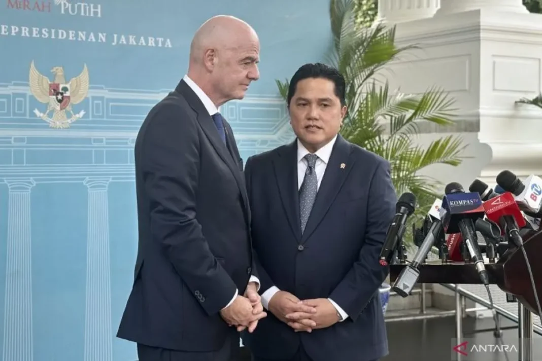 Prabowo janji ke FIFA bangun ekosistem sepak bola hingga ke daerah