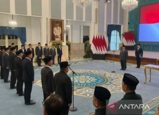 Prabowo juga Lantik Kristomei Sianturi sebagai Kepala BNPB