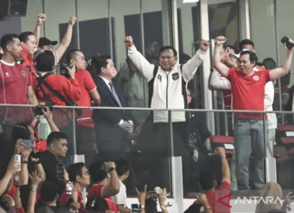Prabowo Rayakan Kemenangan Indonesia atas Thailand di FIFA ASEAN Cup