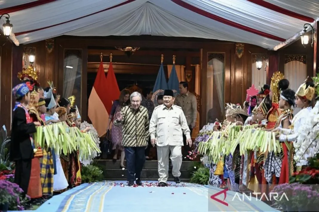 Prabowo terima Sekjen PBB di Hambalang, lanjut pertemuan bilateral