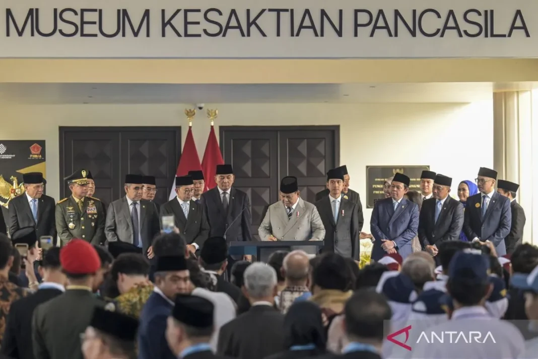 Prabowo tinjau Museum Kesaktian Pancasila usai direvitalisasi