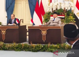 RI dan Mesir Tandatangani MoU Bidang Diplomatik dan Kelautan